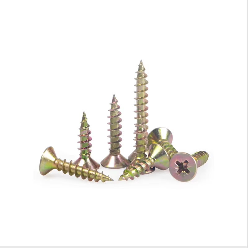 Cross Recessed Flat Head Fibreboard Chipboard Screws Color Zinc Coated Countersunk Self Tapping Wood Screw - Image 4